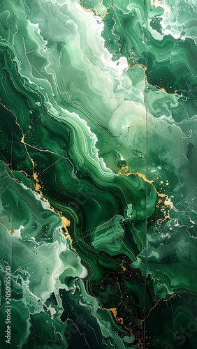Green Marble Texture.