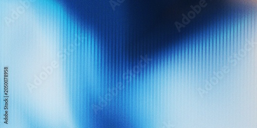 Obraz na płótnie Abstract futuristic blue gradient background with glass effect, noisy texture, m
