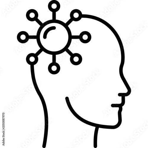 Artificial Intelligence Line Icon