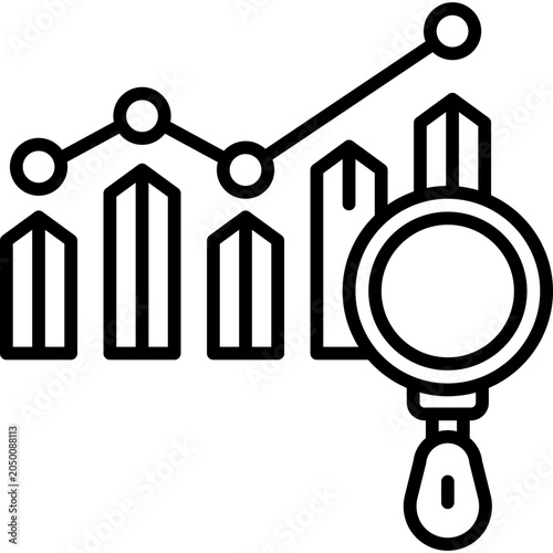 Data Analysis Line Icon