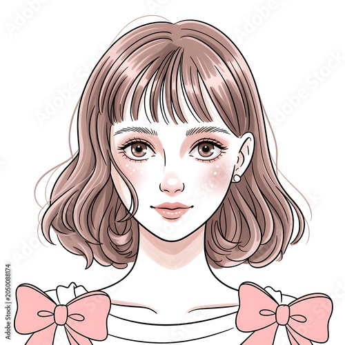 Kawaii Girl Illustration