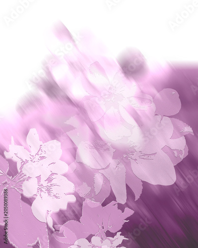 
Watercolor graphic floral print. Hand-drawn author's graphics. Apple, plum, apricot, peach flowers on a branch. The scent of spring and flowers.
Art background, pattern. Unique print for design