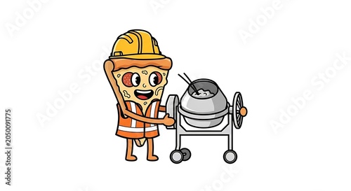 Cartoon miner with pickaxe and lantern.