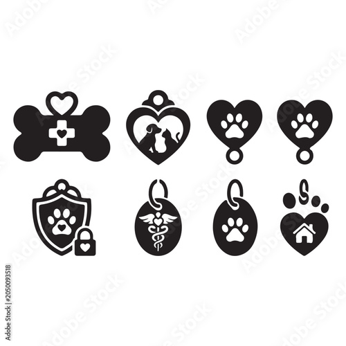 Pet Insurance Icon for Animal Health and Financial Protection