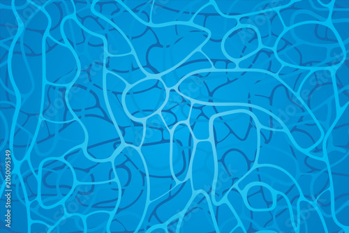 Abstract blue water ripple pattern background with organic fluid lines and modern seamless texture.