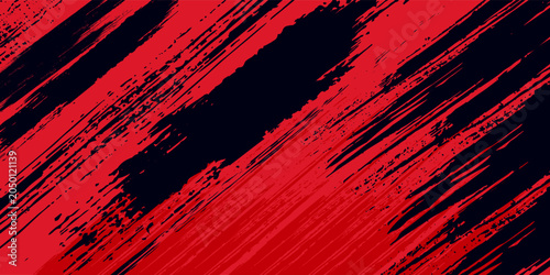 Foto Abstract speed lines style red color halftone banner design template modern grun