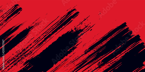 Foto Abstract speed lines style red color halftone banner design template modern grun