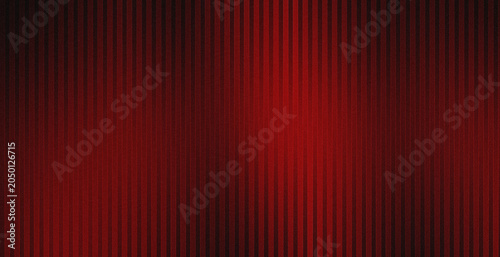 Quadro em tela Deep red vertical stripes dominate the frame