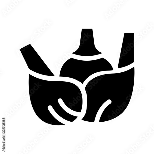 fennel solid icon illustration vector graphic.eps