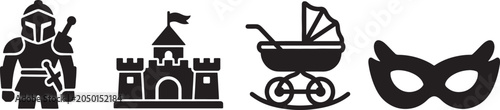 Canvas Print Creative toy themed graphics for children learning and recreational activities