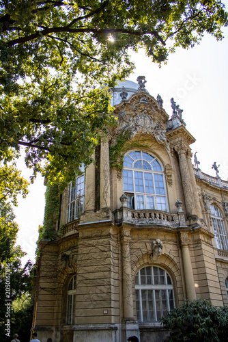 facade of the Hungarian Agricultural Museum and Library, Hungary, Budapest