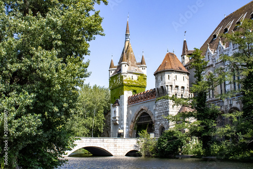 Vajdahunyad Castle, historical monument, Budapest, Hungary