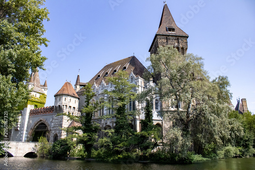 Vajdahunyad Castle, historical monument, Budapest, Hungary