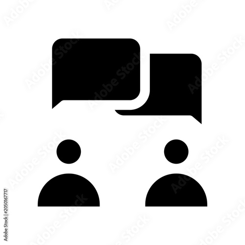 Discussion Vector Icon for your project business