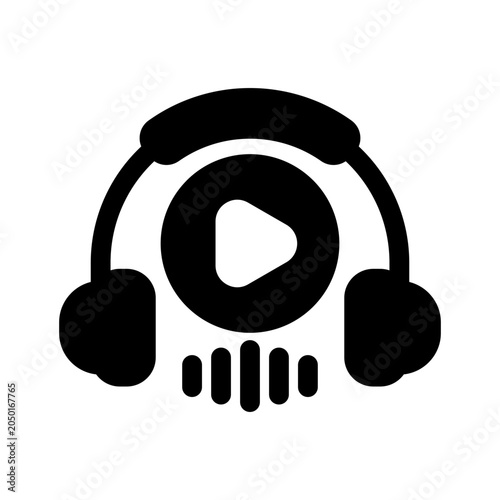 Listening Vector Icon for your project business