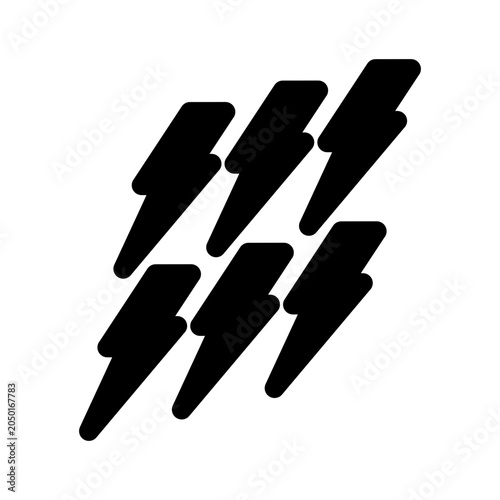 Thunderbolt Vector Icon for your project business