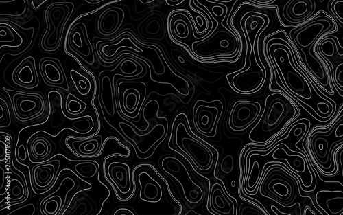 Abstract topographic map background Vector. wallpaper design for fabric , packaging , web, geographic grid map vector illustration.