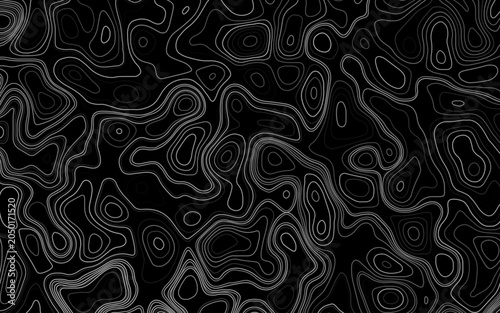 Topographic map pattern background vector. Abstract mountain terrain map background with abstract shape line texture. Design illustration for wall art, fabric, packaging, web, banner, wallpaper.
