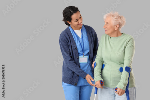 African-American nurse and ...