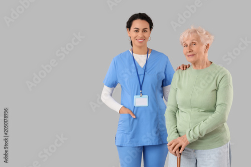 African-American nurse and ...