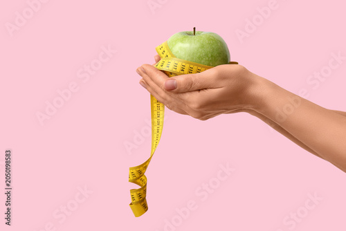 Female hands with fresh app...