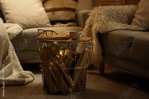 Interior of living room wit...