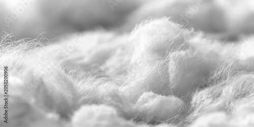 Foto A dramatic black and white close-up of a dog against an abstract texture of stor