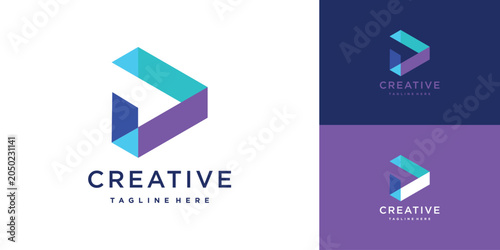 arrow design idea with technology concept