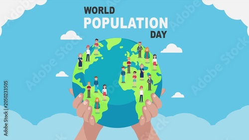 World Population Day Motion Graphics