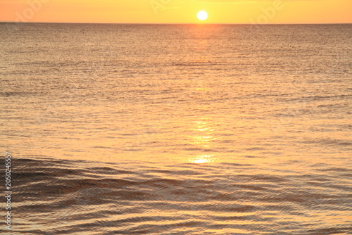 Sunrise on a beach