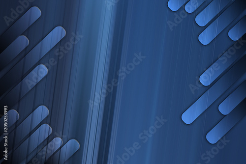 Blue abstract background with diagonal rounded bars
