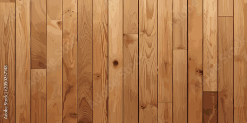 A natural brown wood plank texture background with an old hardwood grain pattern on a rough timber board panel wall