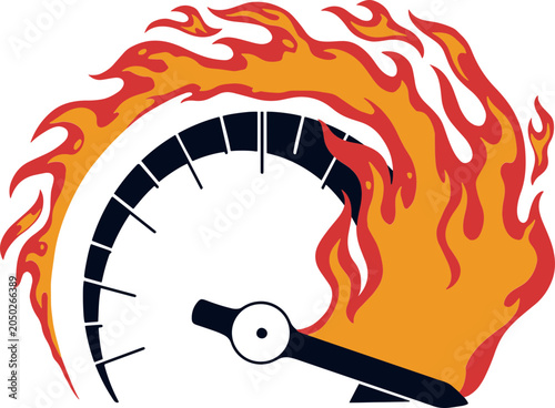 Fotografie Speedometer icon collection