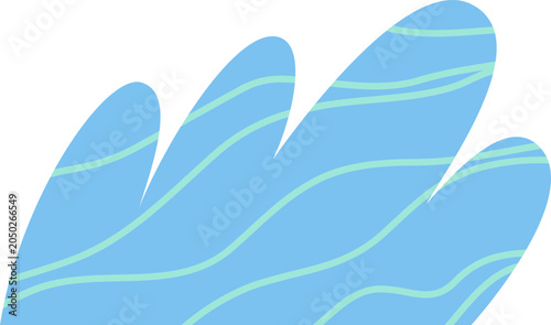 blue wave background