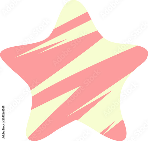 scribble stars shape