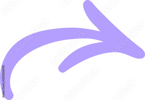 vector illustration of an abstract hand drawn arrows
