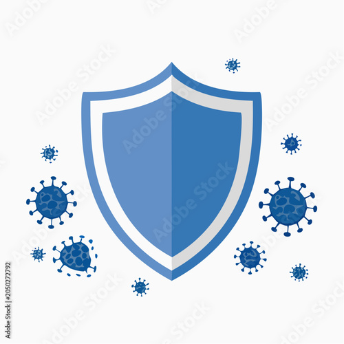 Shield protecting against viruses