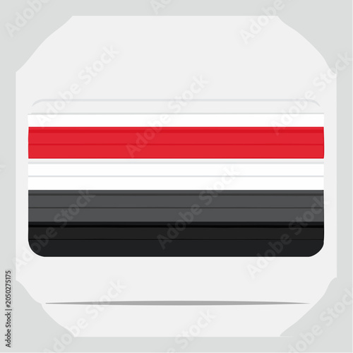 Yemen Flag Stripes