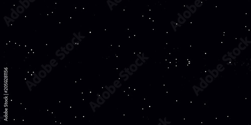 фотографія Starry Night Sky Illustration With Scattered White Points