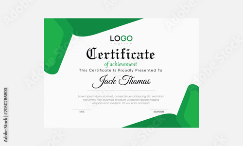 award certificate, professionally certificate, printable certificate