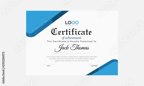 customizable certificate vector, ertificate vector, simple certificates
