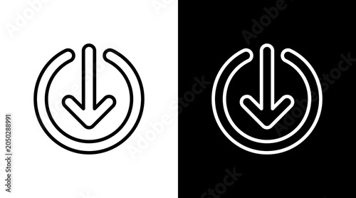 Download  White Icon Set Design