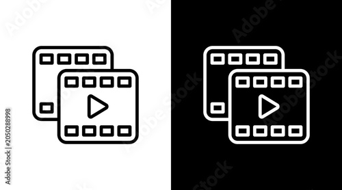 Series  White Icon Set Design