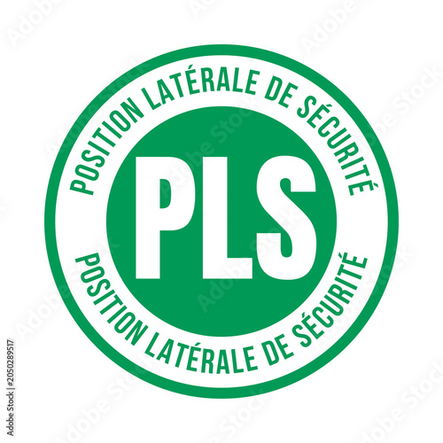 Symbole PLS position latérale de sécurité