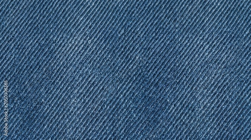 Realistic Blue Denim Fabric Texture Background