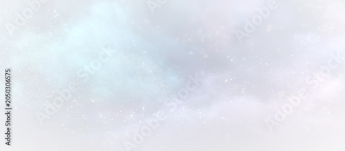 Glowing Cosmic Dust Particle Field PNG Vector Isolated on Transparent Background with Shimmering Star Sparkle Effect