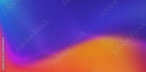 Vibrant summer color gradient background grainy orange blue purple pink red noise texture banner retro poster header cover backdrop design