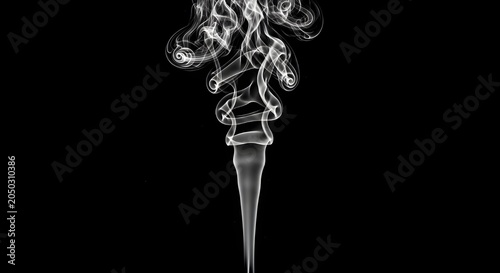 Sparkler fireworks exploding on dark background with smoke and light trails isolated