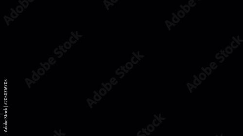 Bright realistic muzzle flash explosion on black background.