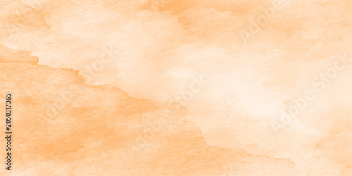 Soft orange watercolor wash with subtle texture, creating a warm and inviting abstract background ideal for subtle design elements.